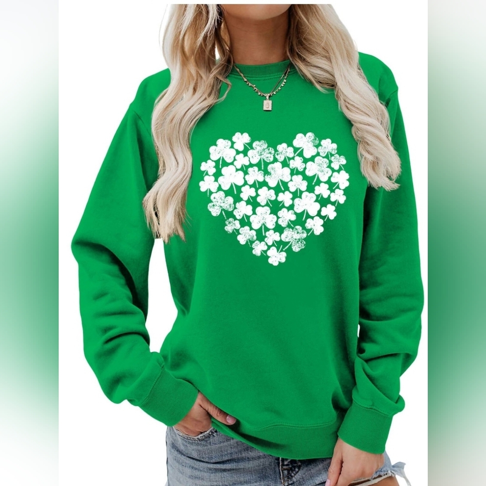 NWOTs St. Patrick's Day Women's Crewneck Sweatshirt Size M Never Worn